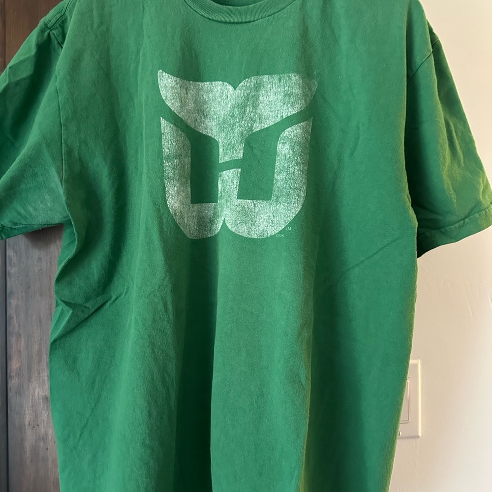 Green T-Shirt with White Logo